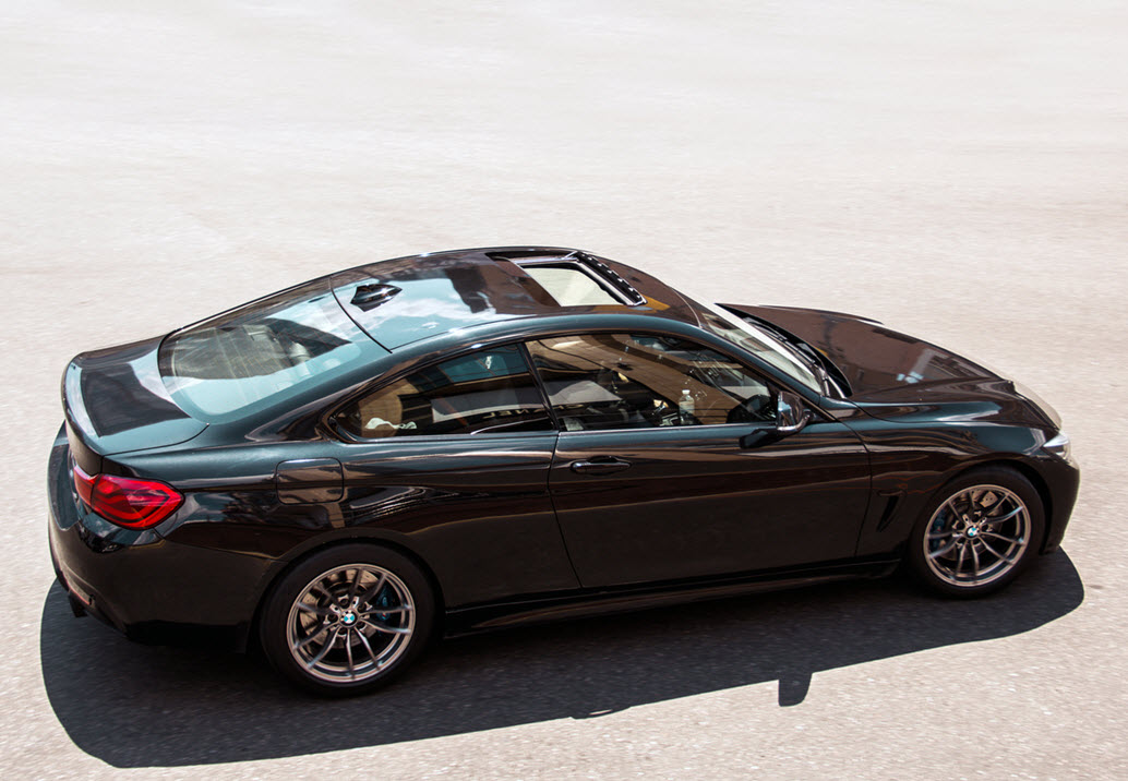 Black BMW 4 Series Car