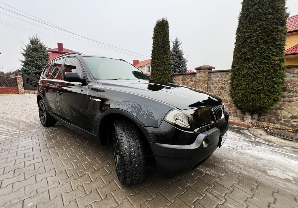 Black BMW X3 SUV