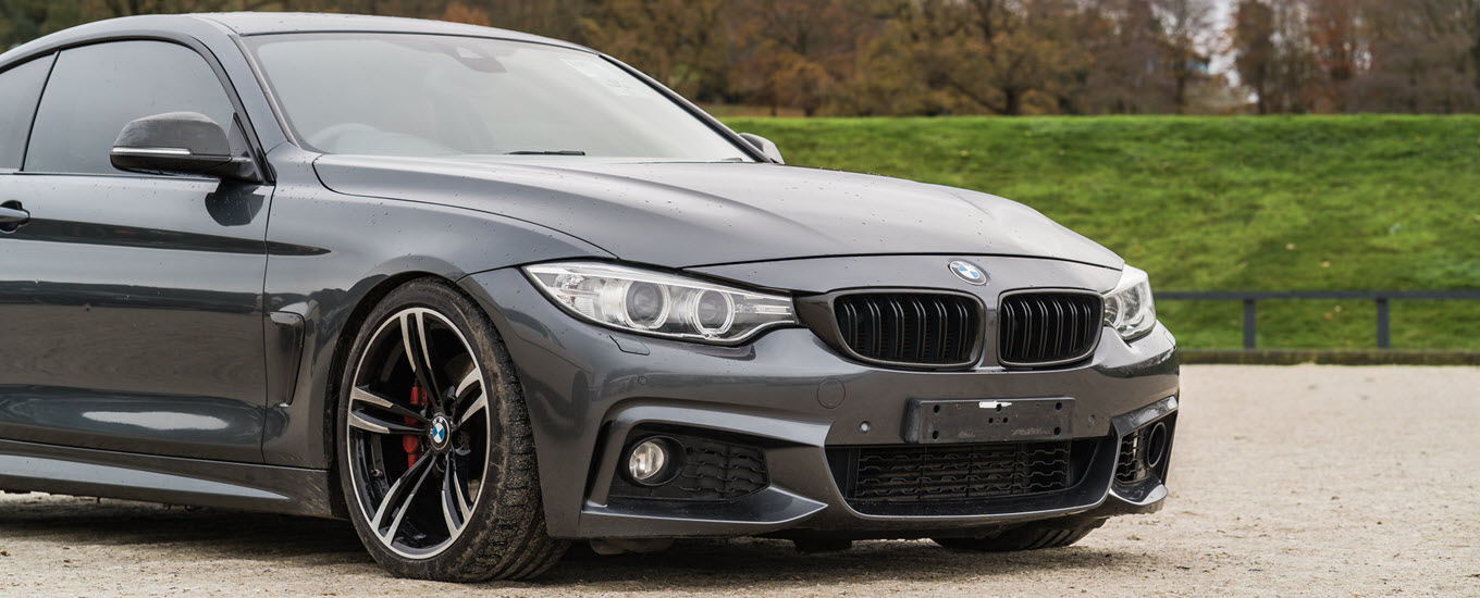 Gray BMW 4 Series Car
