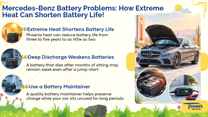 Mercedes-Benz Battery Problems_ How Extreme Heat Can Shorten Battery Life!